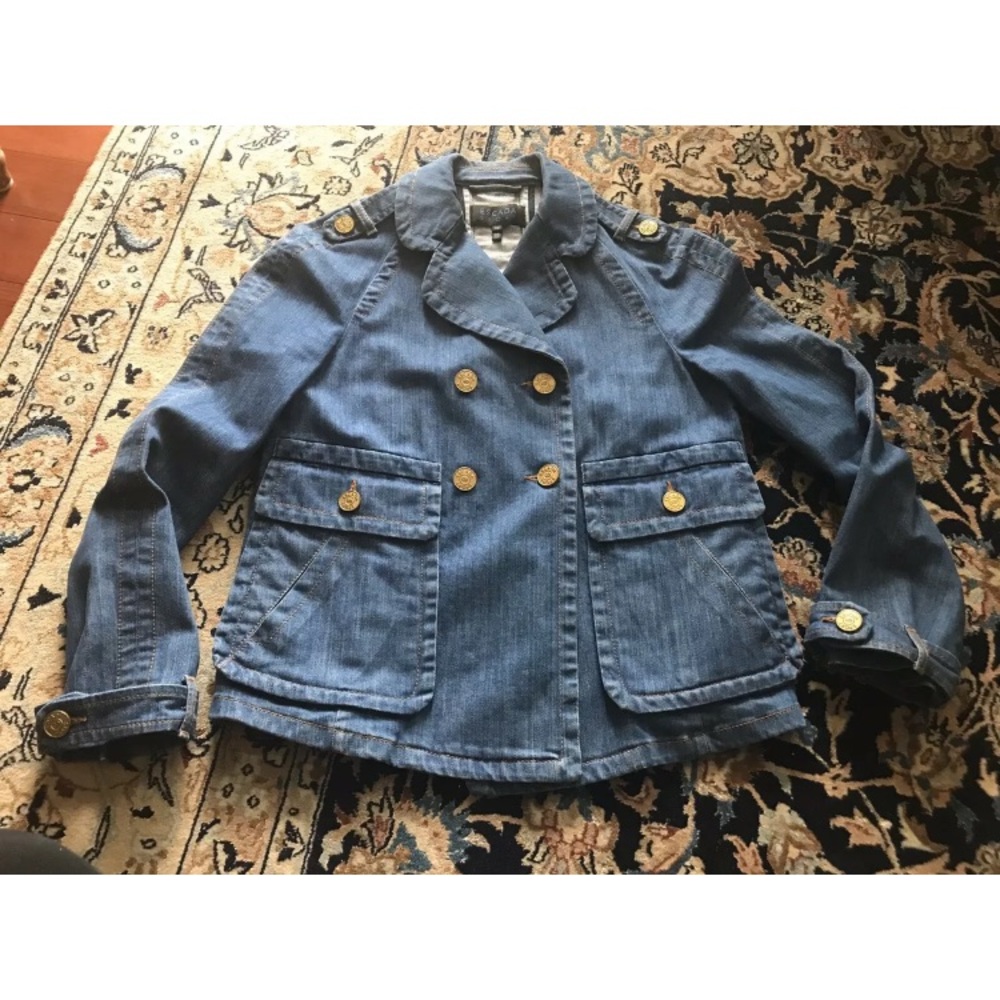 Escada vintage‎ sport denim jacket - Picture 2 of 13